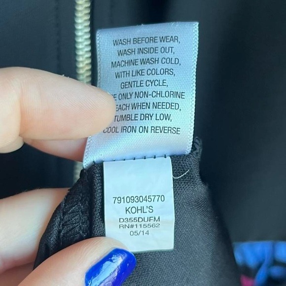 Stylish Black, Purple & Pink Kids Dress - Picture 7 of 8